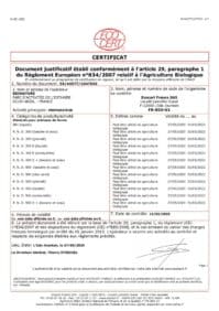 thumbnail of Certificat animaux de rente mars 2022